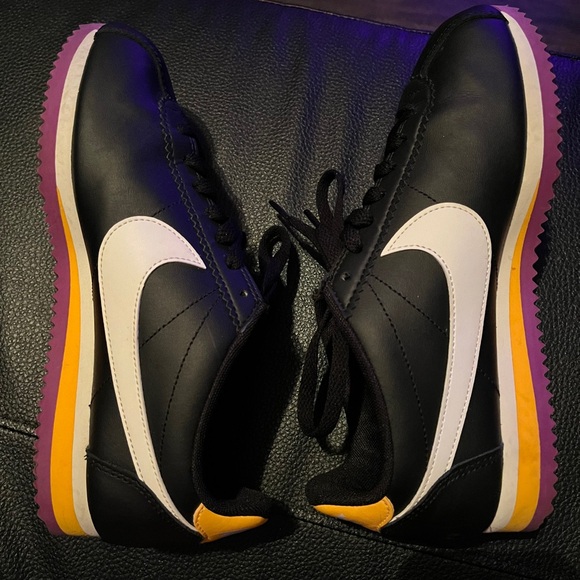 SOLD ‼️ Nike Classic Cortez Black Womens Women’s US Size 7 - Picture 1 of 7